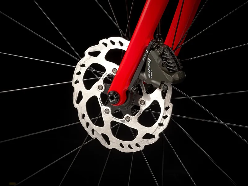 Trek Emonda ALR 4 Disc Road Bike in Red Marigold Yellow Size 56cm-4